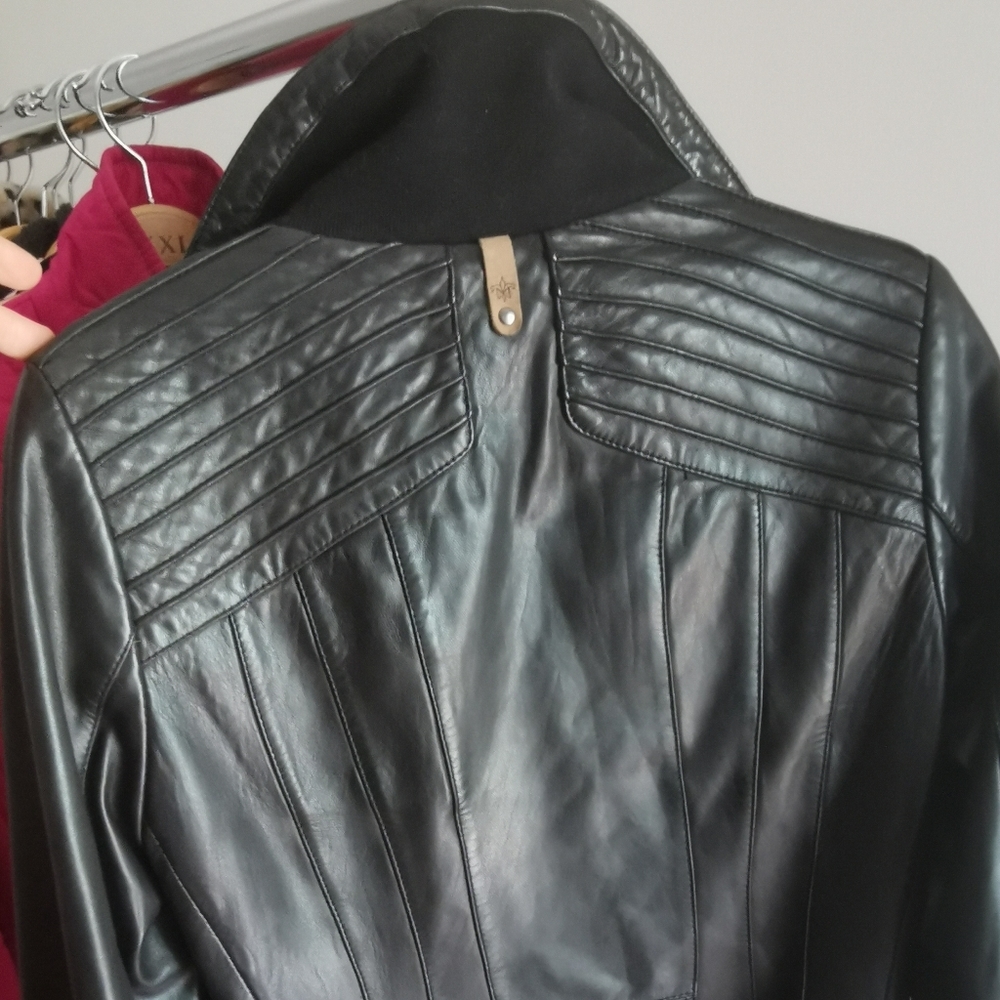 Mackage Leather Jacket in Lauren XS